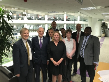 Sir David Amess MP with schools minister